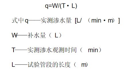 市政管道闭水试验